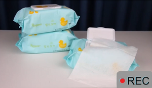 Nonwoven Certificated Baby Wet Wipe Para sa Sanitizing